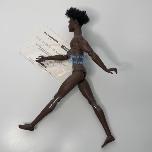 Male Fashion Doll Darius Monarch Rooted Hair Articulated Integrity Jointed Black - Picture 6 of 16